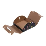 Portable Pizza Box Corrugated Pizza Cardboard Box Waterproof And Oil Proof Reusable Pizza Box