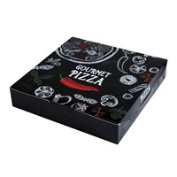Takeaway Wholesale Different Size Corrugated Paper Pizza Box 6/8/10/12/13 Inch With Custom Logo