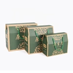 Custom Corrugated Paper Foldable Food Packaging Boxes Wholesale Nuts Dry Fruit Paper Box With Handle