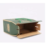 Custom Corrugated Paper Foldable Food Packaging Boxes Wholesale Nuts Dry Fruit Paper Box With Handle