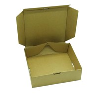 9 Inch Cheap Factory Package Cardboard Delivery Food Grade Customized Black Corrugated Pizza Box