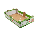 Board Fruit Packaging Cardboard Box Corrugated Vegetable Tray Boxes Custom Design Paper Delivery Box for Food packaging