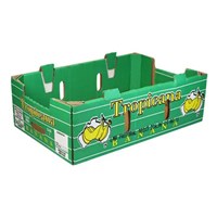 Board Fruit Packaging Cardboard Box Corrugated Vegetable Tray Boxes Custom Design Paper Delivery Box for Food packaging