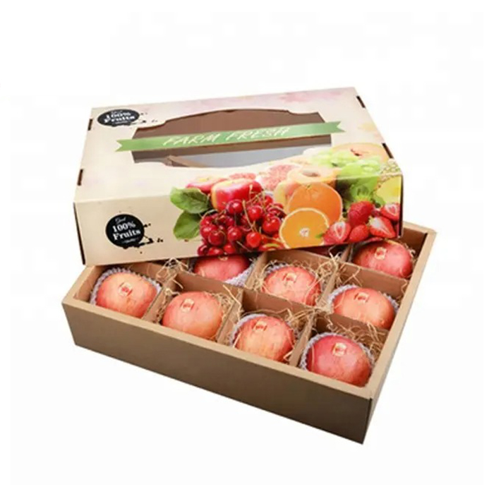 Fresh Fruit Packaging Box Corrugated Carton packing Box For Apple