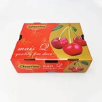 China Factory Best Price Corrugated Paper Fruit Vegetable Carton Cherries Packing Box Special For Fresh Vegetables