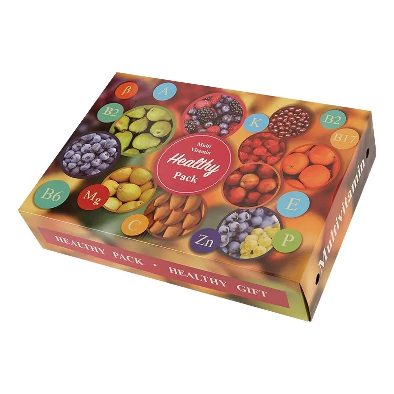 corrugated backing fruit food packaging box special-shaped gift box