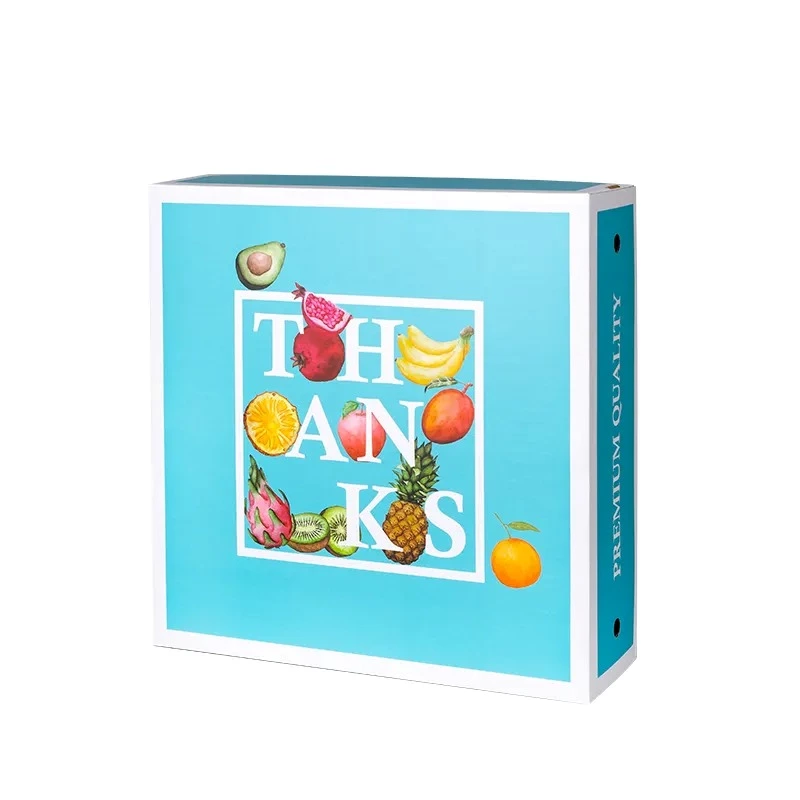 corrugated backing fruit food packaging box special-shaped gift box