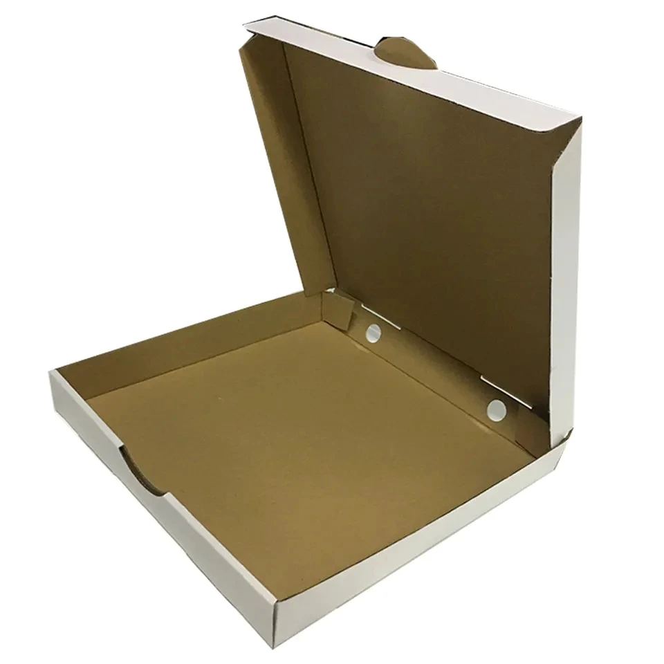 Wholesale high quality cheap custom logo portable thick recycled corrugated delivery baking pizza box