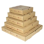 Various Sizes Custom Cheap Pizza Box With Logo Corrugated Custom Pizza Box Wholesale Pizza Boxes
