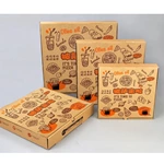 Various Sizes Custom Cheap Pizza Box With Logo Corrugated Custom Pizza Box Wholesale Pizza Boxes