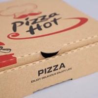 Various Sizes Custom Cheap Pizza Box With Logo Corrugated Custom Pizza Box Wholesale Pizza Boxes