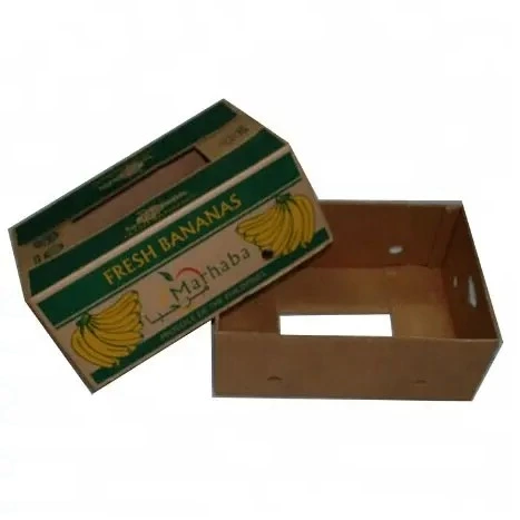 Custom cardboard banana carton box price for fruit and vegetable