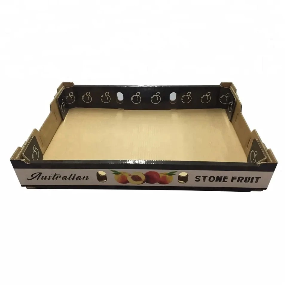 Custom cardboard banana carton box price for fruit and vegetable