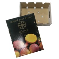 Custom cardboard banana carton box price for fruit and vegetable