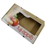 Custom vegetable fruit mango packing corrugated carton box
