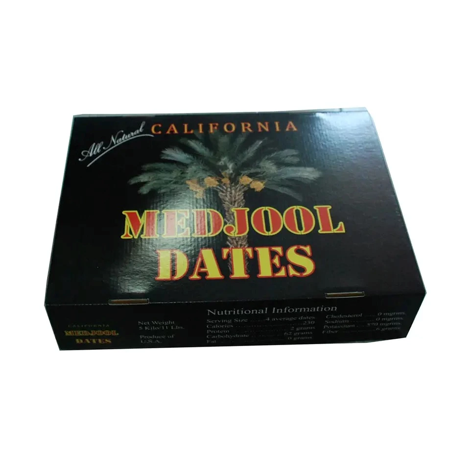 Custom vegetable fruit mango packing corrugated carton box