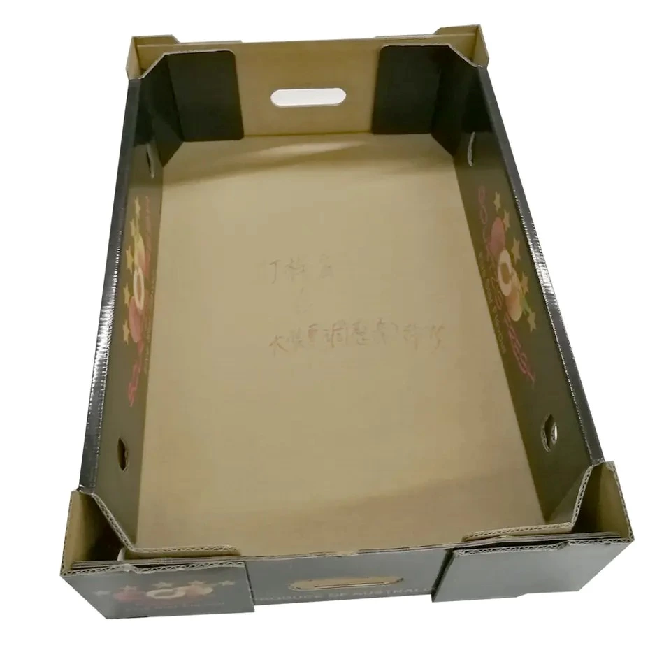 Custom vegetable fruit mango packing corrugated carton box