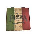 Custom 6/7/8/9/10/12 Inch Plain Brown Pizza Box Corrugated Carton Takeaway Cardboard Pizza Food Packaging Box With Logo