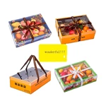 Custom Hot Sale High-grade Fruit Gift Box with Transparent Cover Empty Luxury Cardboard Gift Box Logo Printing