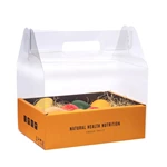 Custom Hot Sale High-grade Fruit Gift Box with Transparent Cover Empty Luxury Cardboard Gift Box Logo Printing