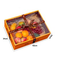Custom Hot Sale High-grade Fruit Gift Box with Transparent Cover Empty Luxury Cardboard Gift Box Logo Printing