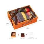 Custom Hot Sale High-grade Fruit Gift Box with Transparent Cover Empty Luxury Cardboard Gift Box Logo Printing
