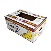 Manufacturer custom design low price multi sizes cardboard corrugated paper fruit packaging boxes banana carton box