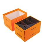 2021 Hot sale packaging gift fruits box,custom printed rectangle corrugated box fruit box with transparent cover