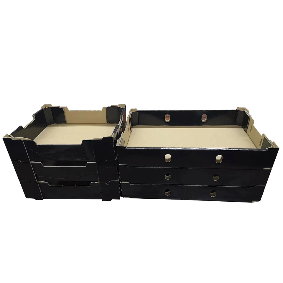 Custom Vegetable Cardboard Box Fruit caja de Tomato Packing Corrugated Carton Box