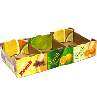 Bulk Paper Fruit Carton Packaging Box Custom Logo Printed Eco Friendly Corrugated Orange Apple Fruit Box