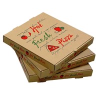 2023 Custom Logo Printing pizza box corrugated paper reusable pizza packing box