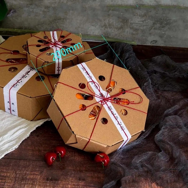 High quality Customized Logo Elegant Corrugated Paper Gift Box Fruit Box